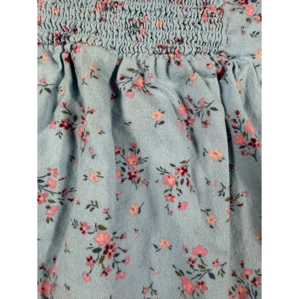 OshKosh B’gosh Floral Smocked Peplum Top & Gap Jegging Pants Outfit Size 3 Years